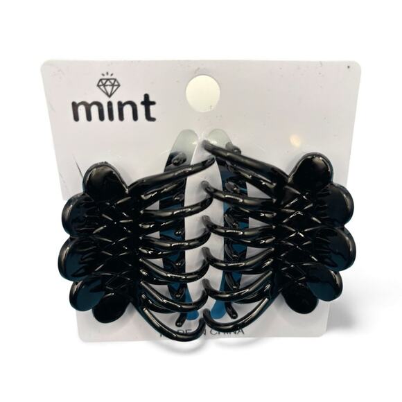 Mint Accessories - Mint‎ Elegant Black Claw Clip Hair Set Hair Accessories